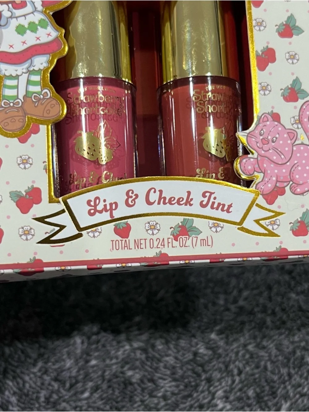 Strawberry Shortcake lip and cheek tint set